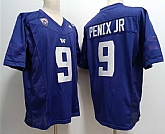 Men's Washington Huskies #9 Michael Penix Jr. Blue Stitched Jersey,baseball caps,new era cap wholesale,wholesale hats